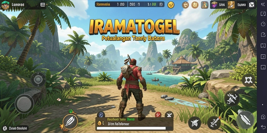 Tampilan menarik dari gameplay IRAMATOGEL dalam dunia Open World yang luas.