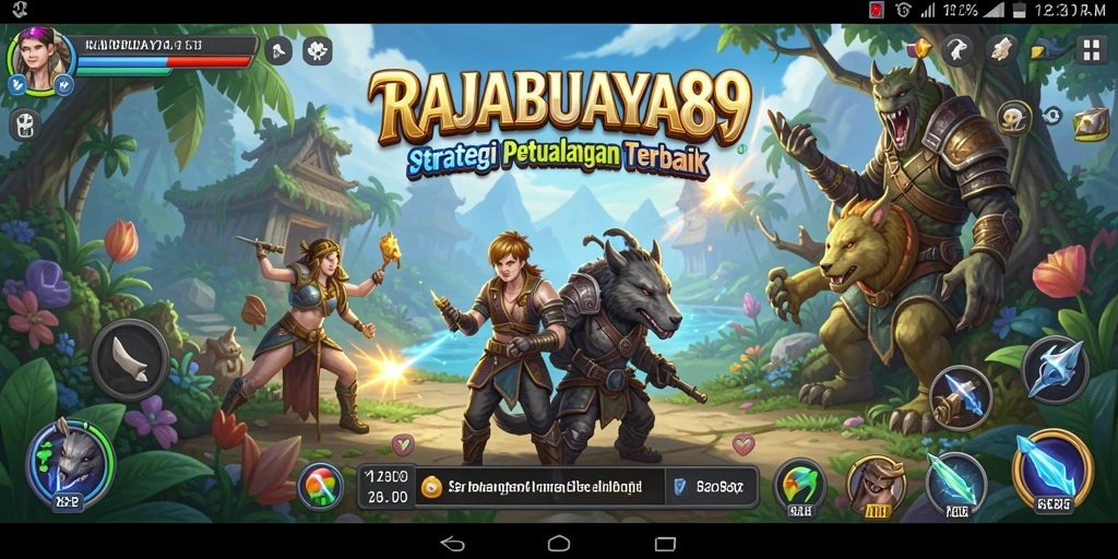 Tampilan gameplay RAJABUAYA89 dengan strategi seru.