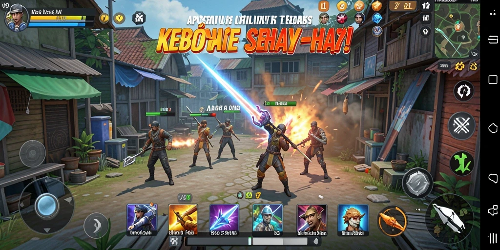 Screenshot utama menunjukkan antarmuka pengguna V98 yang modern dan fungsional.